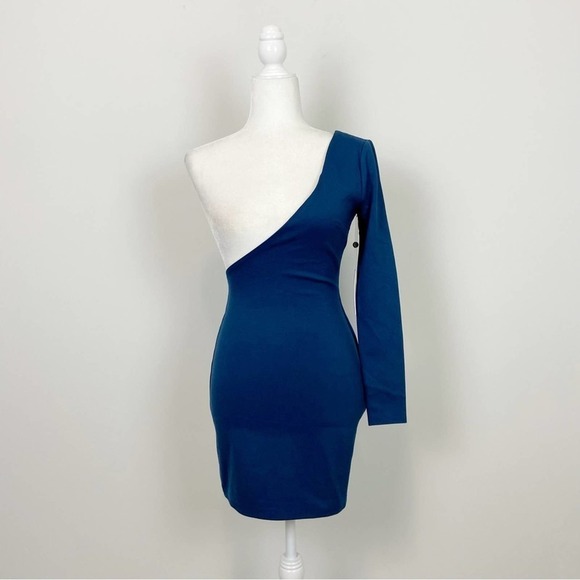 Lovers and Friends Valentina Mini Dress in Dark Teal - Picture 2 of 9